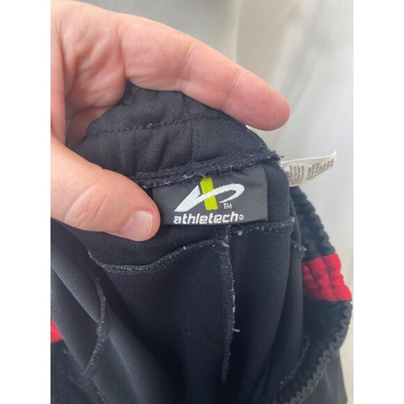 Athletech Men's Track Pant's Black Red and White Athletic Size Medium - Picture 4 of 5